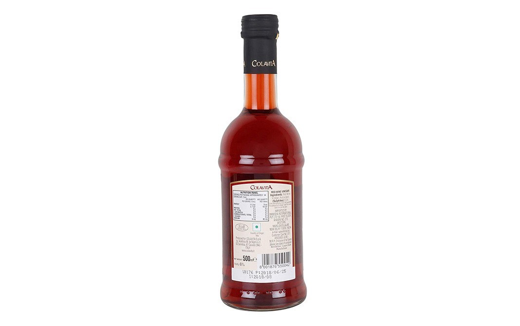 Colavita White Italian Condiment    Glass Bottle  500 millilitre